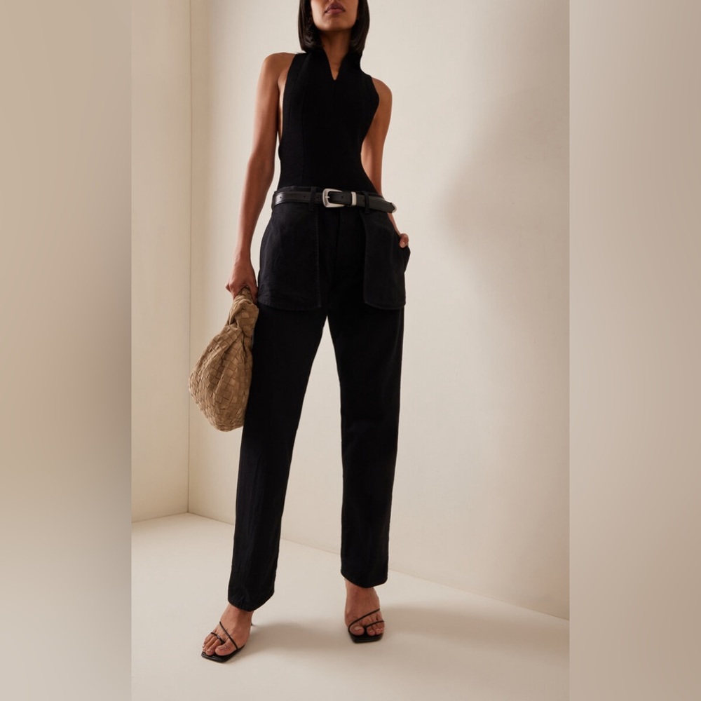 Moda Operandi - Made in Tomboy - Black”kris” High-Rise Straight Leg Denim 26 2